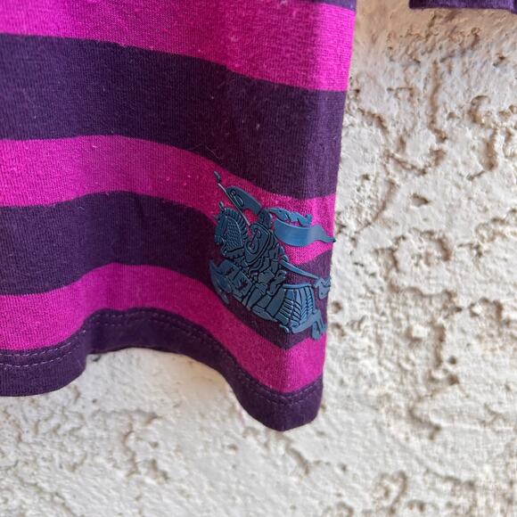 Vtg Burberry Brit Stripe y2k Knit Too Size XS - Picture 5 of 8